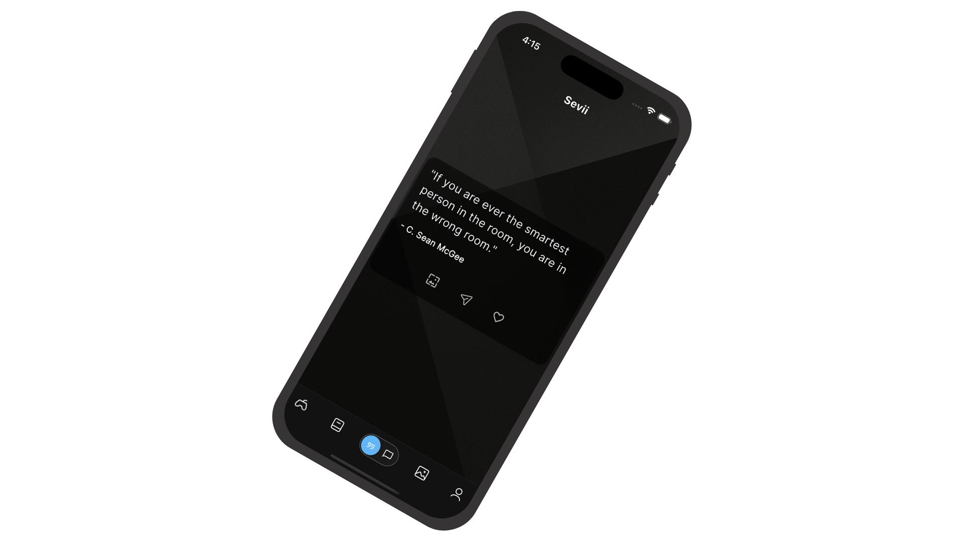 Sevii App Screenshot